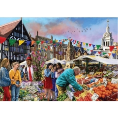 Falcon Jigsaw - Saffron Walden Market 1000 Piece 