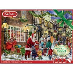 Falcon Jigsaw - Letters For Santa 2 x 1000 Piece