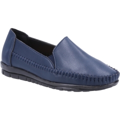 Shirley Navy slip on shoe