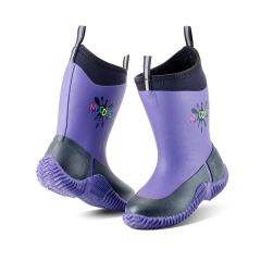 Grubs Muddies Icicle Children's Boots - Violet
