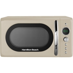 Hamilton Beach HB70H20C 20 Litre Retro Microwave - Cream 