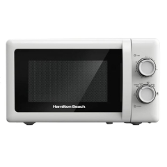 Hamilton Beach HBMX79SSW 20 Litre Manual Dial Microwave with Stainless Steel Interior