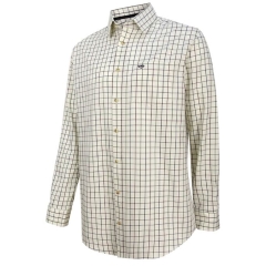 Hoggs Balmoral Luxury Tattersall Shirt - Navy / Wine