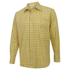 Hoggs Governor Tattersall Shirt Gold 