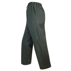 Hoggs Waxed Trousers Olive