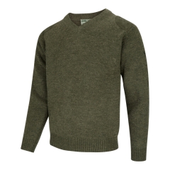 Hoggs Melrose V Neck Hunting Pullover Loden