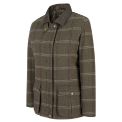 Hoggs Musselburgh Tweed Field Coat Brown