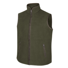 Woodhall Fleece Gilet Green 