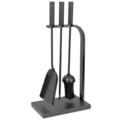 Home Fire 2741680 Trio Companion Set - Black