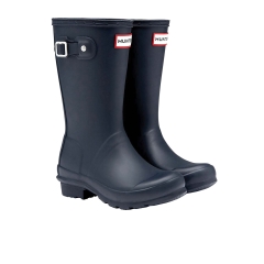 Hunter Original Kids Wellington Boots Navy 