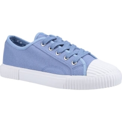 Hush Puppies Brooke Canvas Trainer - Blue