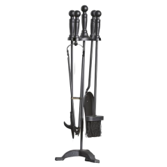 Inglenook FIRE79 5 Piece All Black Ball Handle Companion Set