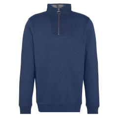 Barbour Nelson Half Zip Sweatshirt - Navy
