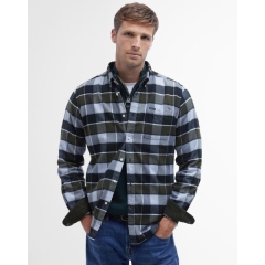 Barbour Valley Tailored Fit Checked Shirt - Olive