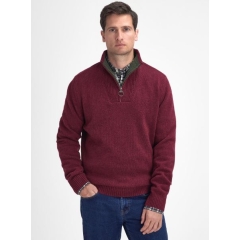 Barbour Nelson Essential Half Zip - Port