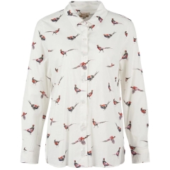 Barbour Safari Shirt - Off White Country