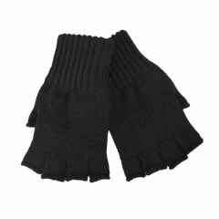 Barbour Fingerless Gloves Black 