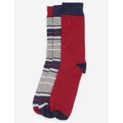 Barbour Tartan Socks Gift Box - Blue Granite 