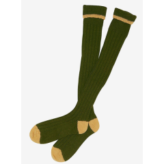 Barbour Contrast Gun Stockings -Olive/Gold