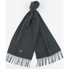 Barbour Plain Lambswool Scarf - Forest Green