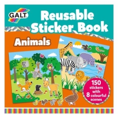 Galt Reusable Sticker Book Animals