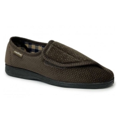 Lazy Dog Columbus II Velcro Slipper - Brown
