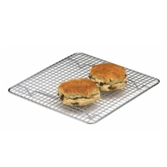 KitchenCraft Chrome Plated Square Cake Cooling Tray