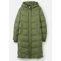Lighthouse Savannah Ladies Long Coat - Olive