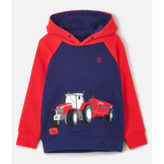 Lighthouse Jack Hoodie - Red Tractor & Slurry