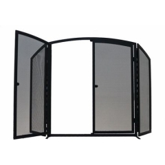 Manor 1769 Gateway 3 Fold Fireguard - Black