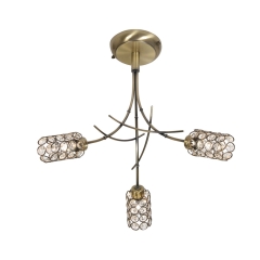 Vika ceiling light antique brass 