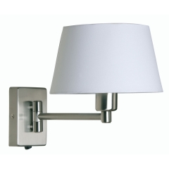 Armada single swing arm light  Antique Chrome 