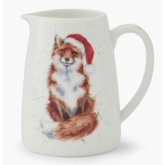 Wrendale Christmas Posy Jug - Fox