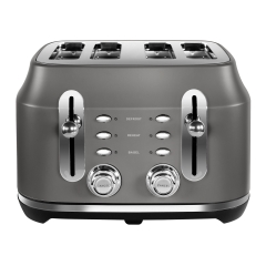 Rangemaster RMCL4S201GY 4 Slice Toaster - Matte Slate Grey