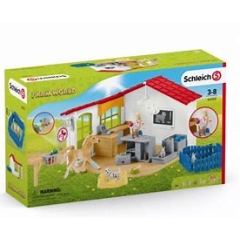 Schleich Veterinarian Practice With Pets 42502