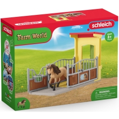 Schleich Pony Box With Iceland Pony Stallion 42609