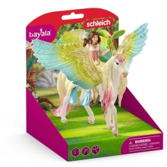 Schleich Fairy Surah with Glitter Pegasus 70566