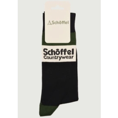 Schoffel Mens Single Cotton Socks - Pine Heritage