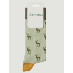 Mens Single Cotton Sock - Woodland Stag