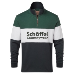 Schoffel Exeter Heritage 1/4 Zip - Navy