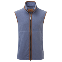 Schoffel Oakham Fleece Gilet - Stone Blue