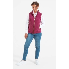 Schoffel Lyndon Fleece Gilet - Mulberry