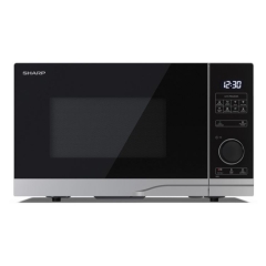 Sharp YC-PS254AU-S 25 Litre 900W Microwave Oven with Grill - Silver