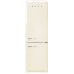 Smeg FAB32RCR5UK 60cm Retro 50s Style Frost Free Fridge Freezer - Cream (Right Hand Hinge)