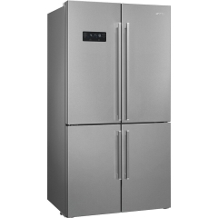 Smeg FQ60XDE 92cm Four Door Fridge Freezer - Stainless Steel Effect