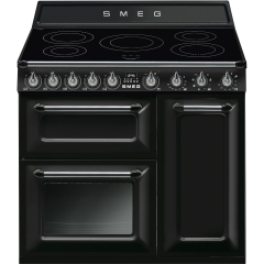 Smeg TR93IBL2 Victoria Induction Range Cooker - 90cm - Black