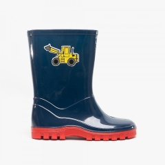 Stormwells Kids Digger Wellington Boots 