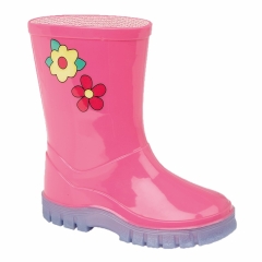 Kids Wellington Boots Pink/Lilac