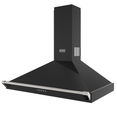 Stoves 444411656 Richmond 90PYR Pyramid Chimney - Black