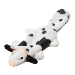15' Cowflat friend squeaky Dog toy 